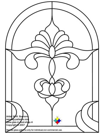 Витражи Тиффани эскизы