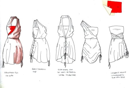 Трансформация в одежде эскиз