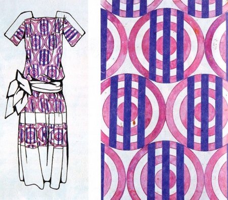 Конструктивизм любовь Попова текстиль