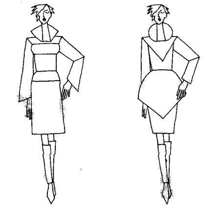 Рисунок фигуры человека карандашом из геометрических фигур поэтапно