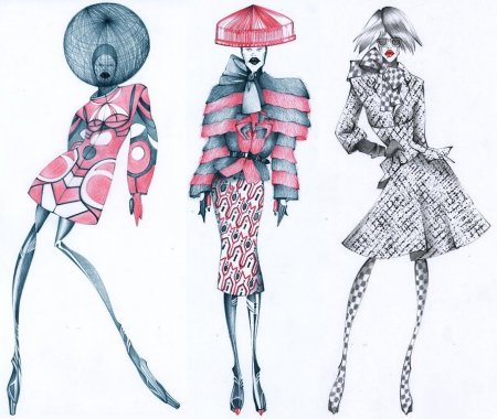 Александр Маккуин эскизы