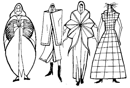 Динамика в композиции костюма