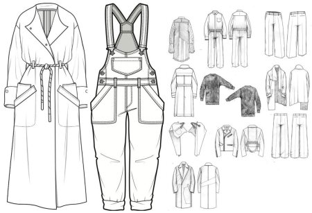 Технический эскиз одежды