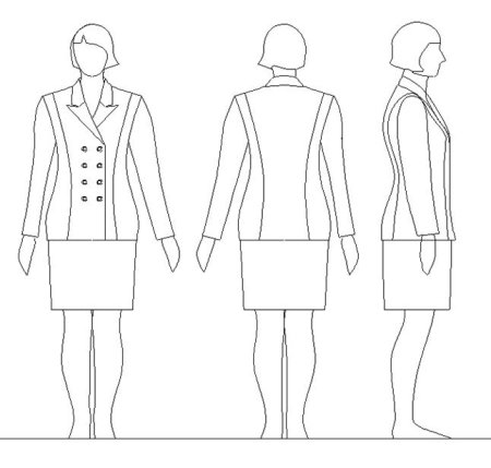 Технический эскиз одежды