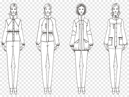 Эскиз модели для одежды