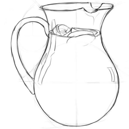 Нарисовать кувшин
