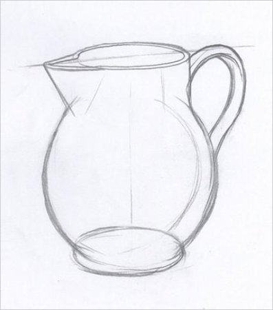 Набросок натюрморта карандашом для детей