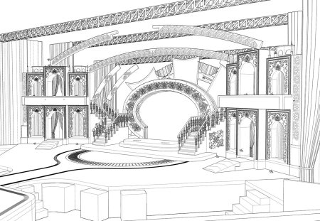 Сценография эскизы