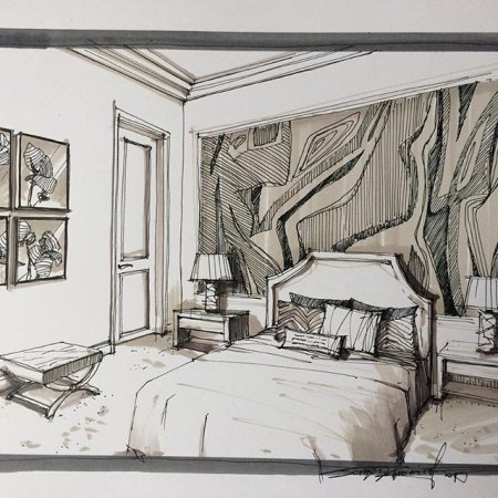 Зарисовки интерьера