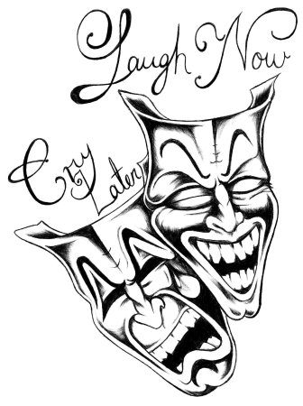 Smile Now Cry later тату