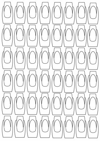 Маникюр с нарисованными линиями