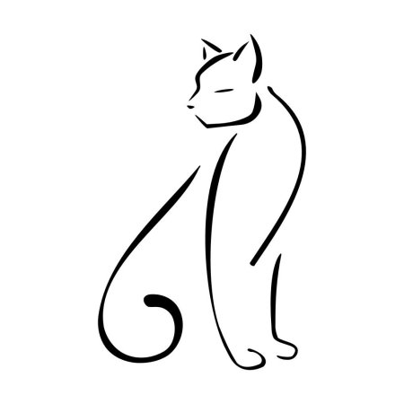 Тату кошка