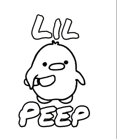 Lil Peep эскизы