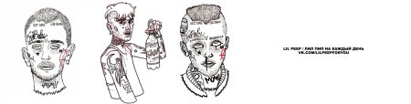Lil Peep тату эскизы