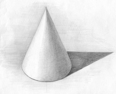 Конус из картона