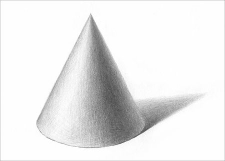 Построение пирамиды в перспективе