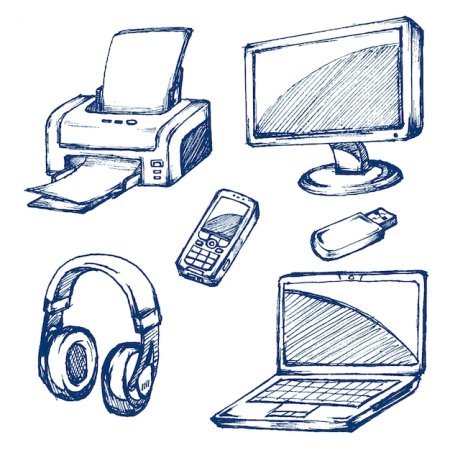 Компьютер карандашом