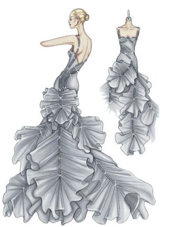 Эскизы одежды