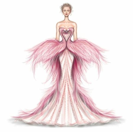 Эскизы платьев от известных дизайнеров