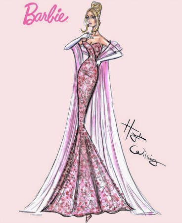 Фасон платья зарисовка