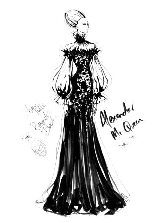 Эскизы современных платьев