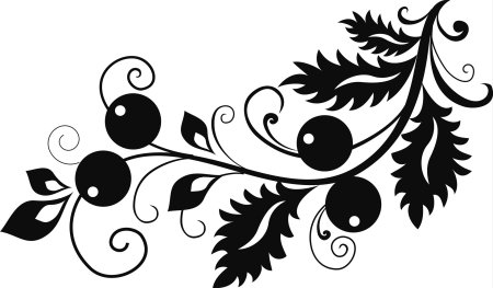 Русские узоры черно белые