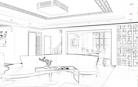 Зарисовки дизайнеров интерьера
