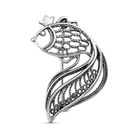 Брошь "Золотая рыбка"