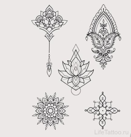 Орнамент Уналоме Лотос