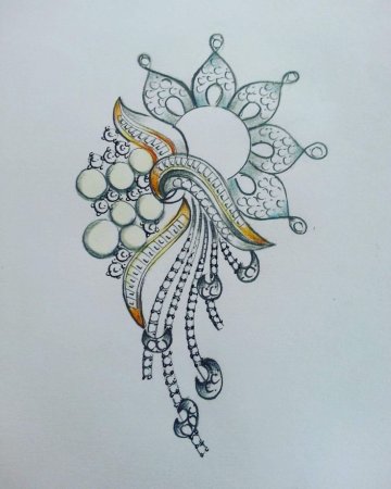 Эскиз броши