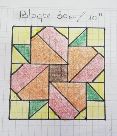 Пэчворк шитье по бумаге блоки