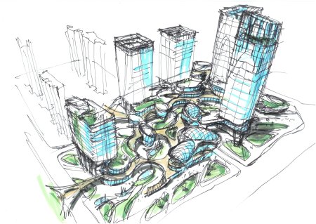 Архитектурный скетч