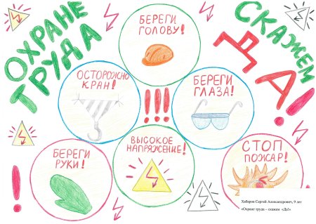 Охрана труда глазами детей