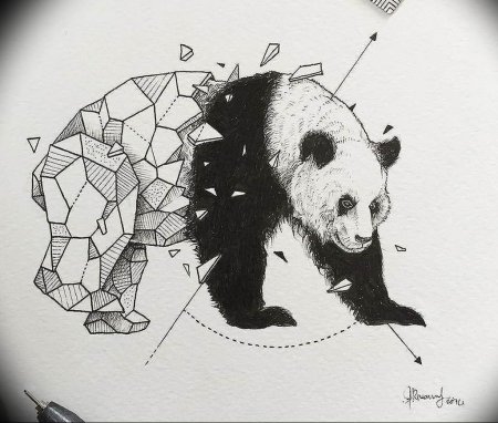 Kerby Rosanes геометрические животные тату