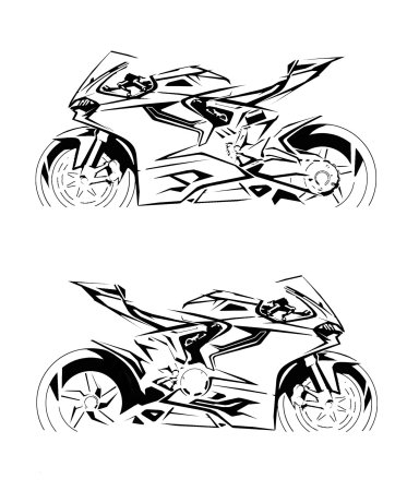 Мотоцикл эскиз