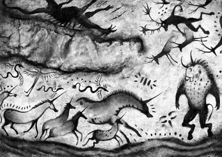 Петроглифы горный Алтай Графика