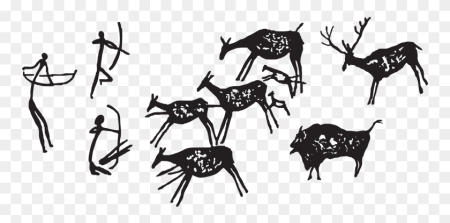 Петроглифы горный Алтай Графика