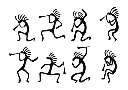 Нарисовать наскальные рисунки первобытных людей