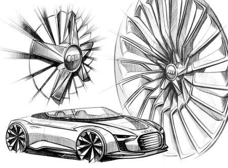 Стилизованное изображение автомобиля