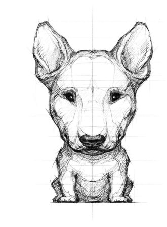 Тату бультерьер эскизы