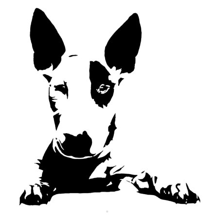 Бультерьер эскиз