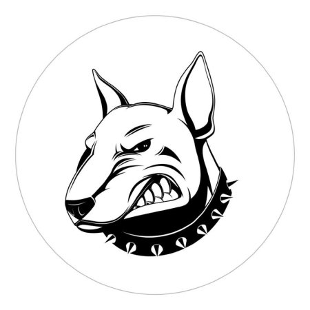 Тату собака эскизы