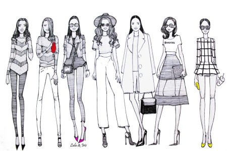Эскизы одежды