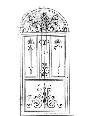 Старинная дверь