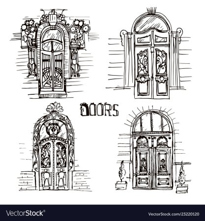 Старинная дверь