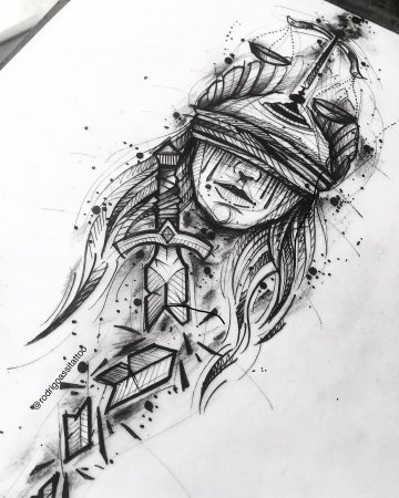 Тату эскизы