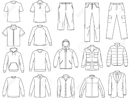 Рисунок эскиза мужской одежды (49 фото)
