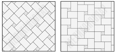 Плитка тротуарная 200х100х60 рисунок укладки