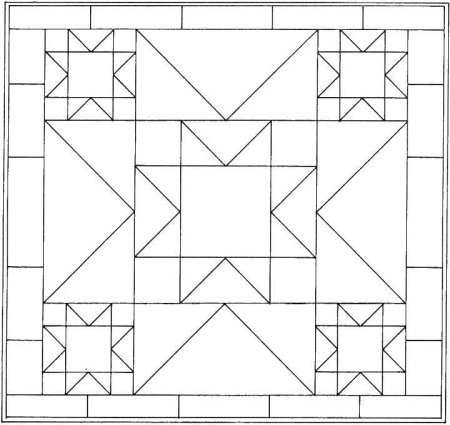 Орнамент виз геометрическихт фигур