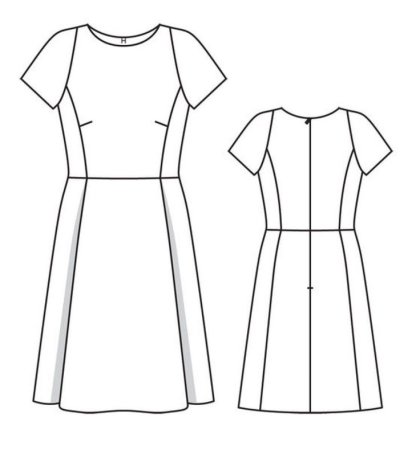 Эскиз технический рисунок платья (47 фото)